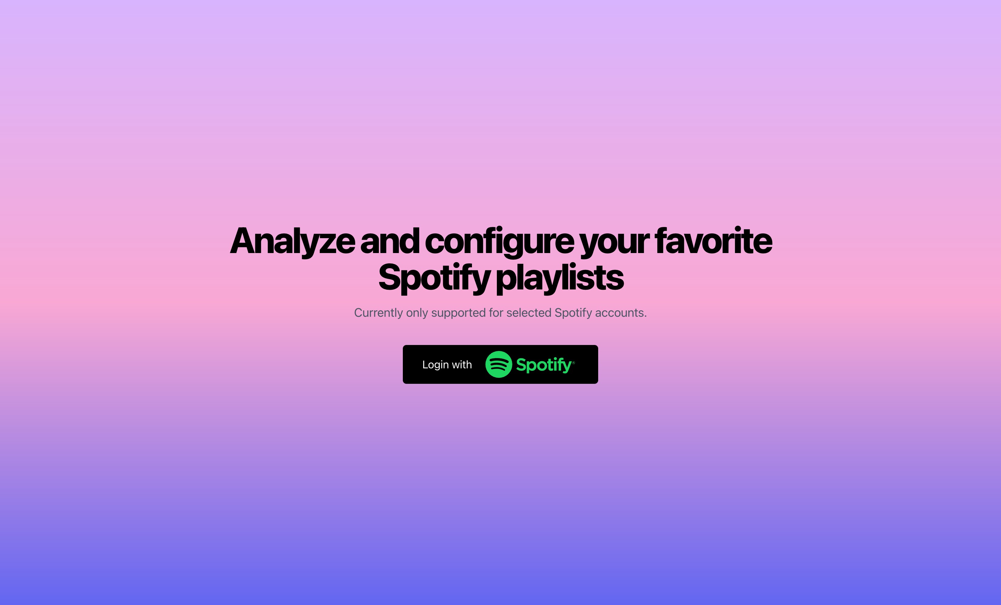 Spotify Playlist Analyzer